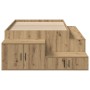Estructura de Cama de Almacenamiento Artisan Roble 90x200 cm | Foro24.es | Tu tienda online para hogar, jardín y más Foro24.es