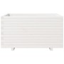 Jardinera madera maciza de pino blanco 90x60x49,5 cm en Macetas y jardineras | Comprar online en Foru.es