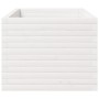 Jardinera madera maciza de pino blanco 90x60x49,5 cm en Macetas y jardineras | Comprar online en Foru.es