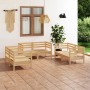 Muebles de jardín 6 piezas madera maciza de pino de vidaXL, Conjuntos de jardín - Ref: Foro24-3082582, Precio: 278,11 €, Desc...