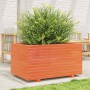 Jardinera madera maciza de pino marrón cera 90x60x49,5 cm en Macetas y jardineras | Comprar online en Foru.es