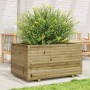 Jardinera madera de pino impregnada 90x60x49,5 cm en Macetas y jardineras | Comprar online en Foru.es