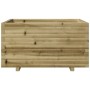 Jardinera madera de pino impregnada 90x60x49,5 cm en Macetas y jardineras | Comprar online en Foru.es