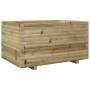 Jardinera madera de pino impregnada 90x60x49,5 cm en Macetas y jardineras | Comprar online en Foru.es