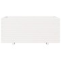 Jardinera madera maciza de pino blanco 110x60x49,5 cm en Macetas y jardineras | Comprar online en Foru.es