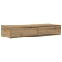 Cama de Almacenamiento en Roble Artesanal 90x200 cm de , Camas y somieres - Ref: Foro24-3335612, Precio: 236,86 €, Descuento:...