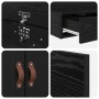 Estructura de Cama de Almacenamiento Roble Negro 100x200 cm | Foro24.es | Tu tienda online para hogar, jardín y más Foro24.es