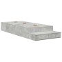 Estructura de Cama de Almacenamiento Gris Concreto 100x200 cm de , Camas y somieres - Ref: Foro24-3335616, Precio: 253,16 €, ...