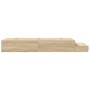 Estructura de Cama de Almacenamiento Sonoma Roble 100x200 cm de , Camas y somieres - Ref: Foro24-3335615, Precio: 253,16 €, D...