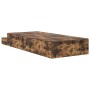 Cama con almacenamiento Roble Ahumado 100x200 cm | Foro24.es | Tu tienda online para hogar, jardín y más Foro24.es