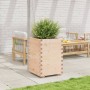 Jardinera madera maciza de pino 50x50x72,5 cm en Macetas y jardineras | Comprar online en Foru.es