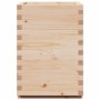 Jardinera madera maciza de pino 50x50x72,5 cm en Macetas y jardineras | Comprar online en Foru.es