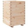 Jardinera madera maciza de pino 50x50x72,5 cm en Macetas y jardineras | Comprar online en Foru.es