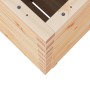 Jardinera madera maciza de pino 50x50x72,5 cm en Macetas y jardineras | Comprar online en Foru.es
