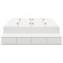 Estructura de Cama de Almacenamiento Blanca 120x200 cm | Foro24.es | Tu tienda online para hogar, jardín y más Foro24.es