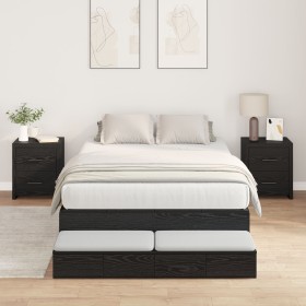Comprar Marco de cama con almacenamiento Roble