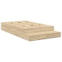 Estructura de Cama de Almacenamiento Roble Sonoma 120x200 cm de , Camas y somieres - Ref: Foro24-3335631, Precio: 423,02 €, D...