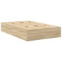 Estructura de Cama de Almacenamiento Roble Sonoma 120x200 cm de , Camas y somieres - Ref: Foro24-3335631, Precio: 423,02 €, D...