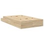 Estructura de Cama de Almacenamiento Roble Sonoma 120x200 cm de , Camas y somieres - Ref: Foro24-3335631, Precio: 423,02 €, D...