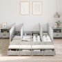 Estructura de cama de almacenamiento Gris Concreto 140x200 cm | Foro24.es | Tu tienda online para hogar, jardín y más Foro24.es