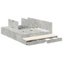 Estructura de cama de almacenamiento Gris Concreto 140x200 cm | Foro24.es | Tu tienda online para hogar, jardín y más Foro24.es