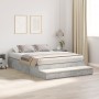 Estructura de cama de almacenamiento Gris Concreto 140x200 cm | Foro24.es | Tu tienda online para hogar, jardín y más Foro24.es