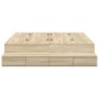 Estructura de Cama con Almacenamiento Roble Sonoma 140x200 cm | Foro24.es | Tu tienda online para hogar, jardín y más Foro24.es
