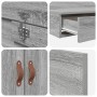 Estructura de Cama de Almacenamiento Gris Sonoma 140x200 cm | Foro24.es | Tu tienda online para hogar, jardín y más Foro24.es