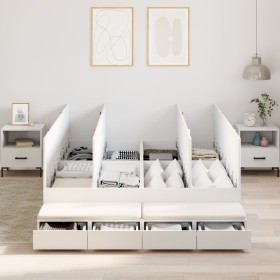 Comprar Estructura de Cama Blanca 150x200 cm