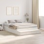 Estructura de Cama de Almacenamiento Blanca 160x200 cm | Foro24.es | Tu tienda online para hogar, jardín y más Foro24.es