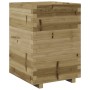 Jardinera madera de pino impregnada 50x50x72,5 cm en Macetas y jardineras | Comprar online en Foru.es