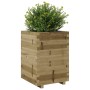 Jardinera madera de pino impregnada 50x50x72,5 cm en Macetas y jardineras | Comprar online en Foru.es