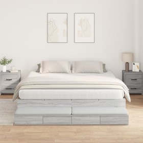Comprar Marco de Cama con Almacenamiento Gris