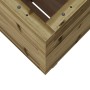 Jardinera madera de pino impregnada 50x50x72,5 cm en Macetas y jardineras | Comprar online en Foru.es