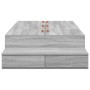 Estructura de cama de almacenamiento Gris Sonoma 90x190 cm | Foro24.es | Tu tienda online para hogar, jardín y más Foro24.es
