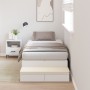 Cama con almacenamiento Blanca 75x190 cm | Foro24.es | Tu tienda online para hogar, jardín y más Foro24.es