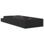estructura de cama de almacenamiento en roble negro 75x190 cm | Foro24.es | Tu tienda online para hogar, jardín y más Foro24.es