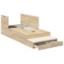 Estructura de Cama de Almacenamiento Sonoma Oak 75x190 cm | Foro24.es | Tu tienda online para hogar, jardín y más Foro24.es