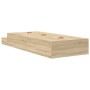 Estructura de Cama de Almacenamiento Sonoma Oak 75x190 cm | Foro24.es | Tu tienda online para hogar, jardín y más Foro24.es