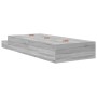Estructura de Cama de Almacenamiento Gris Sonoma 75x190 cm | Foro24.es | Tu tienda online para hogar, jardín y más Foro24.es