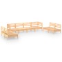 Juego de muebles de jardín 8 piezas madera maciza de pino de vidaXL, Conjuntos de jardín - Ref: Foro24-3082572, Precio: 341,1...