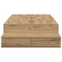 Estructura de Cama de Almacenamiento en Roble Artesanal 75x190 cm | Foro24.es | Tu tienda online para hogar, jardín y más Foro24.es