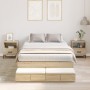 Estructura de Cama de Almacenamiento Roble Sonoma 120x190 cm de , Camas y somieres - Ref: Foro24-3335687, Precio: 412,36 €, D...