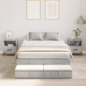 Comprar Estructura de cama de almacenamiento Gris