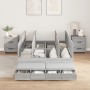 Estructura de Cama de Almacenamiento Gris Sonoma 120x190 cm | Foro24.es | Tu tienda online para hogar, jardín y más Foro24.es