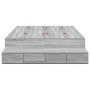 Estructura de Cama de Almacenamiento Gris Sonoma 120x190 cm | Foro24.es | Tu tienda online para hogar, jardín y más Foro24.es
