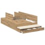 Estructura de Cama de Almacenamiento Roble Artisan 120x190 cm | Foro24.es | Tu tienda online para hogar, jardín y más Foro24.es