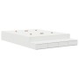Estructura de Cama de Almacenamiento Blanca 140x190 cm | Foro24.es | Tu tienda online para hogar, jardín y más Foro24.es