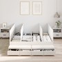 Estructura de Cama de Almacenamiento Blanca 140x190 cm | Foro24.es | Tu tienda online para hogar, jardín y más Foro24.es