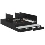 Estructura de Cama de Almacenamiento Negro Roble 140x190 cm | Foro24.es | Tu tienda online para hogar, jardín y más Foro24.es